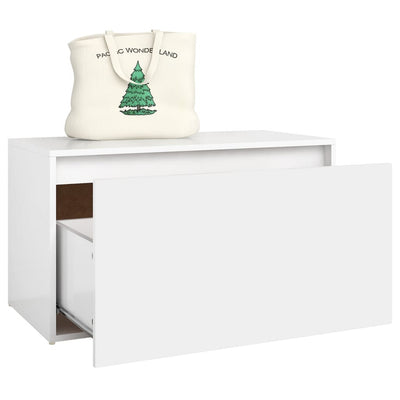 vidaXL Hall Bench 80x40x45 cm Sonoma Oak Engineered Wood