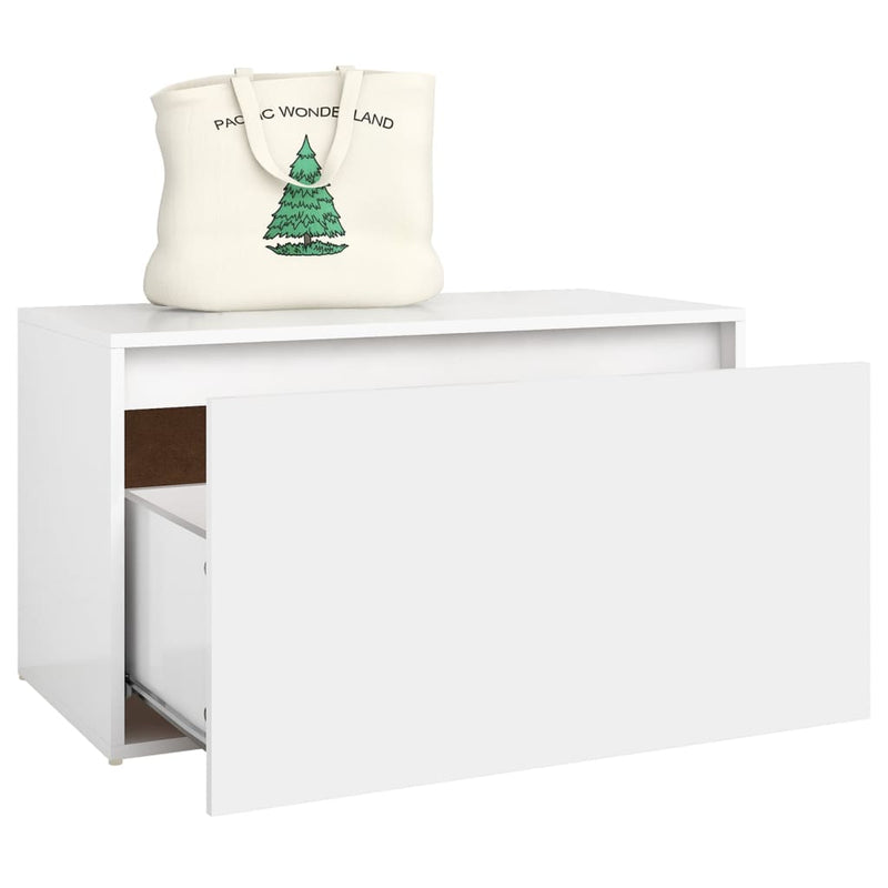 vidaXL Hall Bench 80x40x45 cm Sonoma Oak Engineered Wood