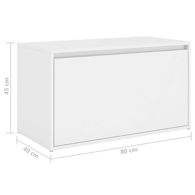 vidaXL Hall Bench 80x40x45 cm Sonoma Oak Engineered Wood