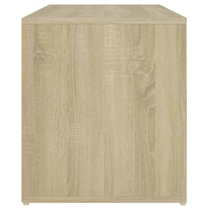 vidaXL Hall Bench 80x40x45 cm Sonoma Oak Engineered Wood