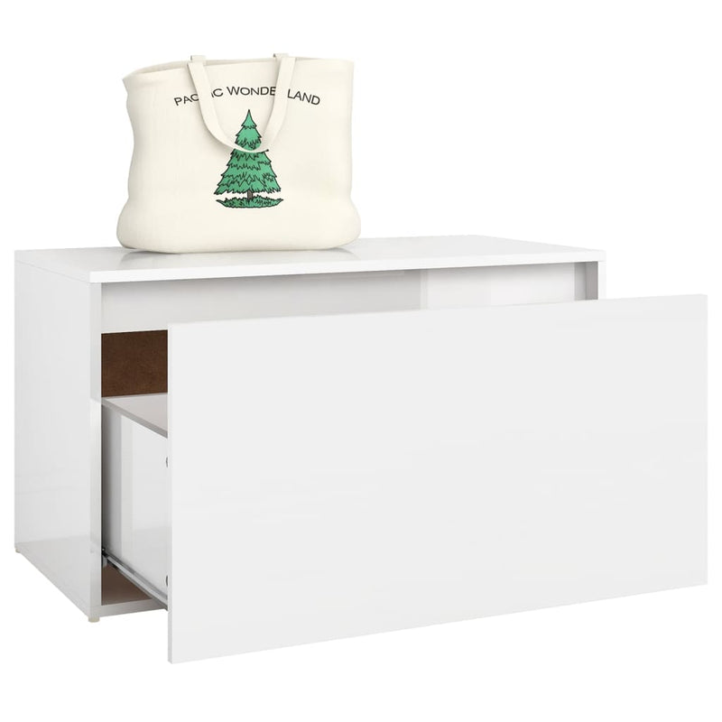 vidaXL Hall Bench 80x40x45 cm Sonoma Oak Engineered Wood