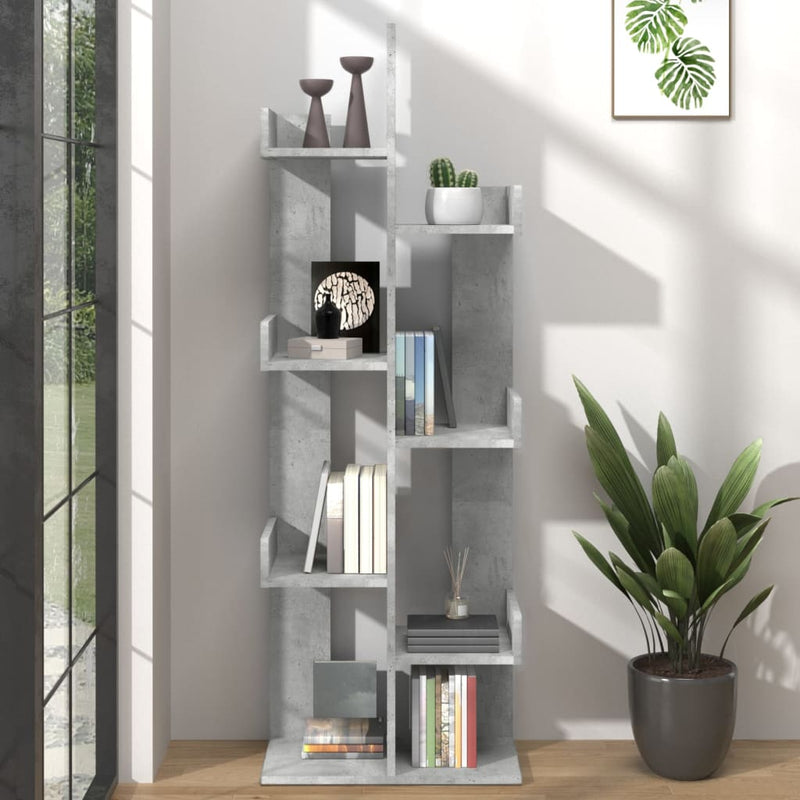vidaXL Book Cabinet Sonoma Oak 48x25.5x140 cm Engineered Wood