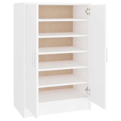 vidaXL Shoe Cabinet Sonoma Oak 60x35x92 cm Engineered Wood