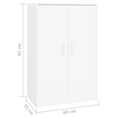vidaXL Shoe Cabinet Sonoma Oak 60x35x92 cm Engineered Wood