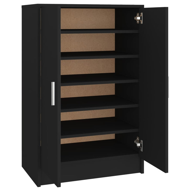 vidaXL Shoe Cabinet Sonoma Oak 60x35x92 cm Engineered Wood