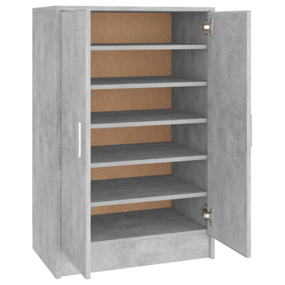 vidaXL Shoe Cabinet Sonoma Oak 60x35x92 cm Engineered Wood