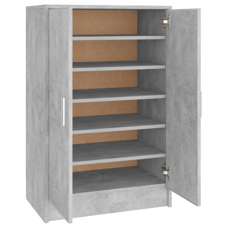 vidaXL Shoe Cabinet Sonoma Oak 60x35x92 cm Engineered Wood