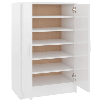 vidaXL Shoe Cabinet Sonoma Oak 60x35x92 cm Engineered Wood