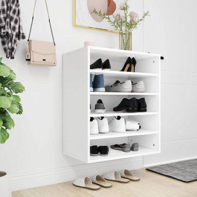 vidaXL Shoe Cabinet Sonoma Oak 60x35x70 cm Engineered Wood