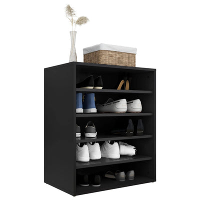 vidaXL Shoe Cabinet Sonoma Oak 60x35x70 cm Engineered Wood