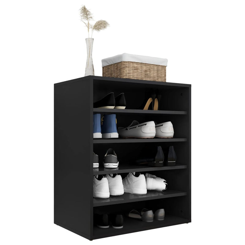 vidaXL Shoe Cabinet Sonoma Oak 60x35x70 cm Engineered Wood