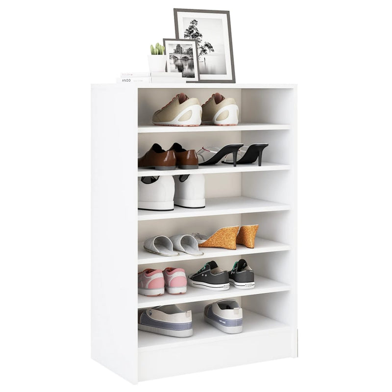 vidaXL Shoe Cabinet Sonoma Oak 60x35x92 cm Engineered Wood