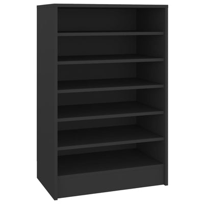 vidaXL Shoe Cabinet Sonoma Oak 60x35x92 cm Engineered Wood