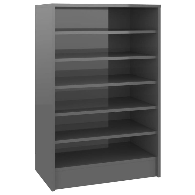 vidaXL Shoe Cabinet Sonoma Oak 60x35x92 cm Engineered Wood