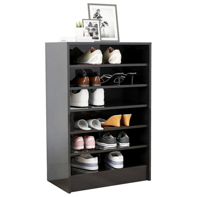 vidaXL Shoe Cabinet Sonoma Oak 60x35x92 cm Engineered Wood