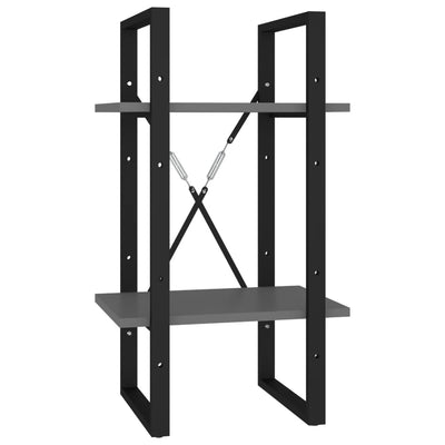 vidaXL 5-Tier Book Cabinet Black 40x30x175 cm Engineered Wood