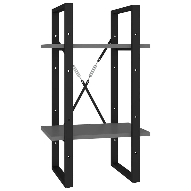 vidaXL 5-Tier Book Cabinet Black 40x30x175 cm Engineered Wood