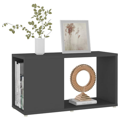 vidaXL TV Cabinet Black 60x24x32cm Engineered Wood