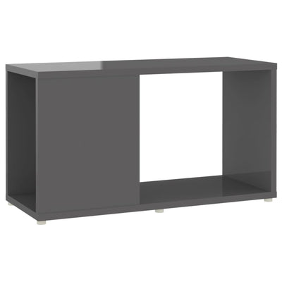 vidaXL TV Cabinet Black 60x24x32cm Engineered Wood