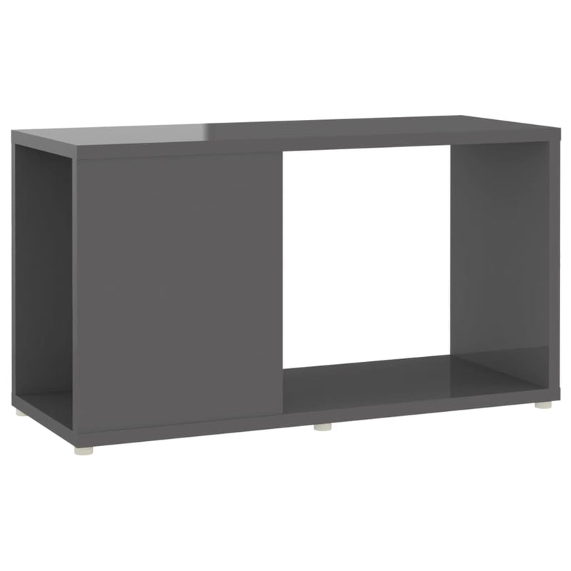 vidaXL TV Cabinet Black 60x24x32cm Engineered Wood