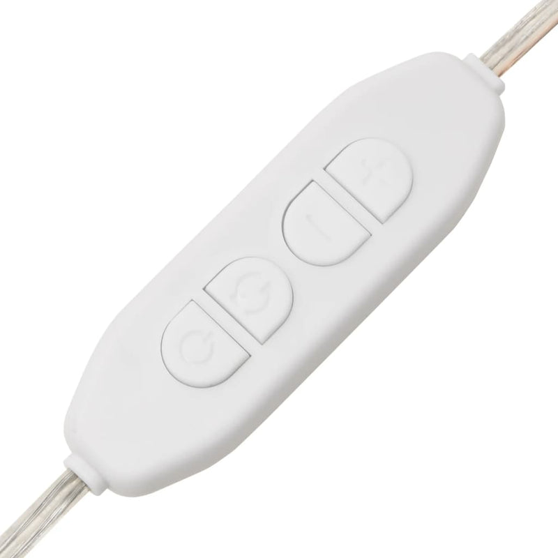 vidaXL LED Dressing Table with Cabinet Concrete Grey Engineered Wood