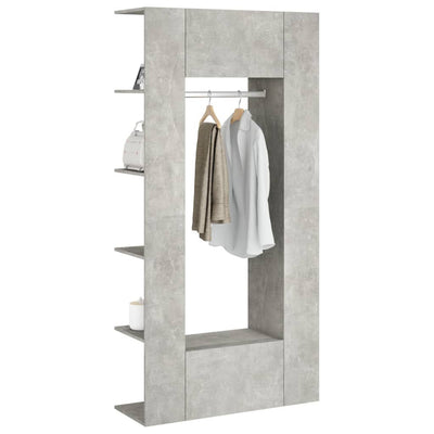 vidaXL Hallway Cabinets 2 pcs Concrete Grey Engineered Wood