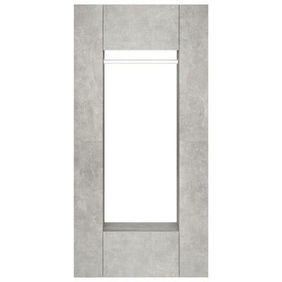 vidaXL Hallway Cabinets 2 pcs Concrete Grey Engineered Wood