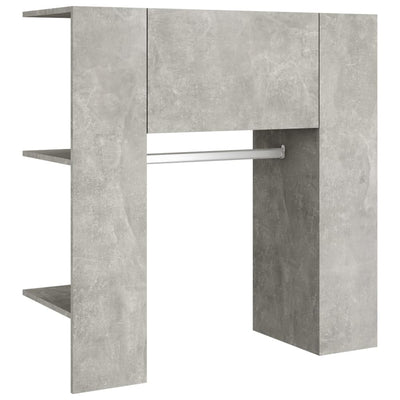 vidaXL Hallway Cabinets 2 pcs Concrete Grey Engineered Wood