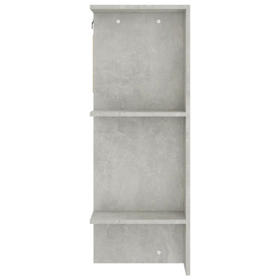 vidaXL Hallway Cabinets 2 pcs Concrete Grey Engineered Wood