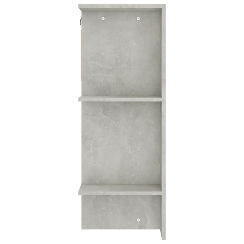 vidaXL Hallway Cabinets 2 pcs Concrete Grey Engineered Wood
