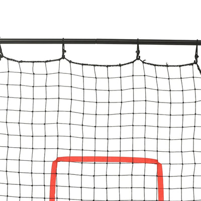 vidaXL Softball Rebounder 88x79x137 cm Steel