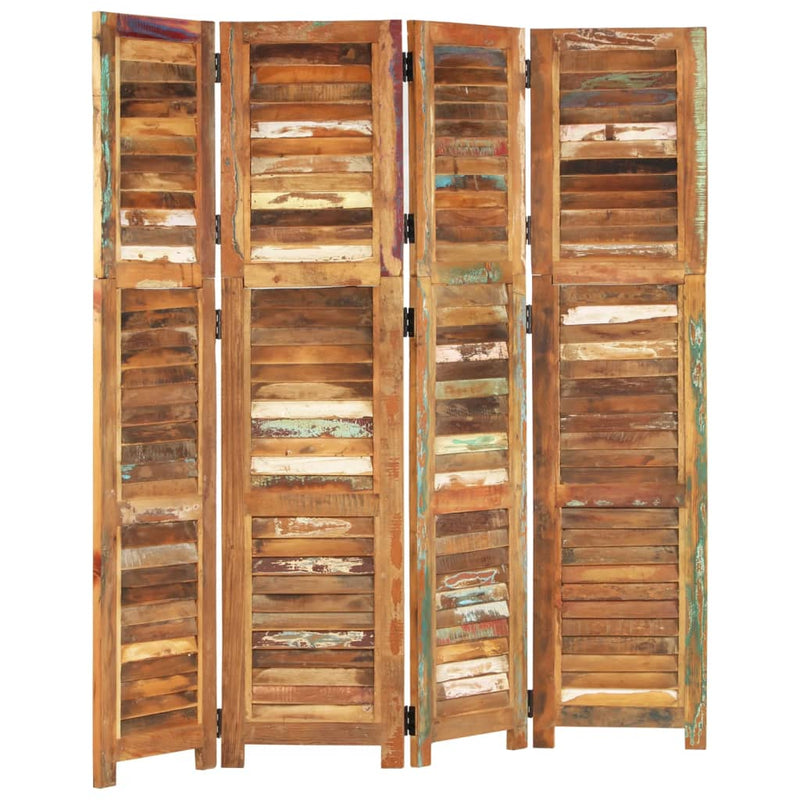 vidaXL Room Divider 168 cm Solid Wood Reclaimed