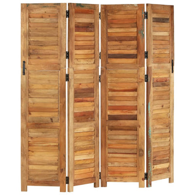 vidaXL Room Divider 168 cm Solid Wood Reclaimed