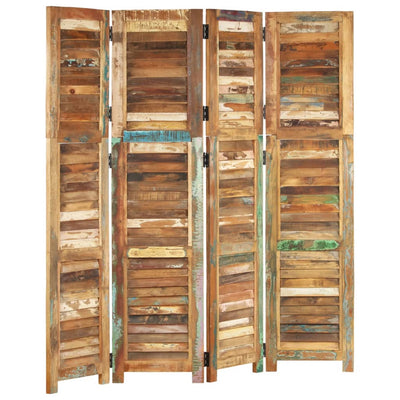 vidaXL Room Divider 168 cm Solid Wood Reclaimed