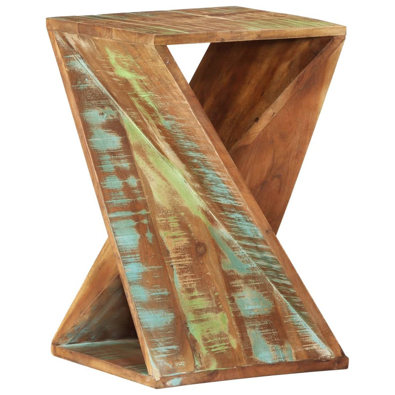 vidaXL Side Table 35x35x55 cm Solid Wood Reclaimed