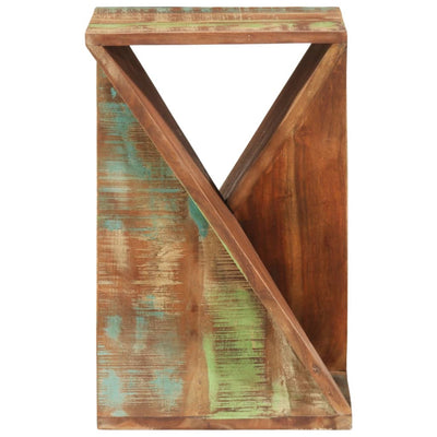 vidaXL Side Table 35x35x55 cm Solid Wood Reclaimed