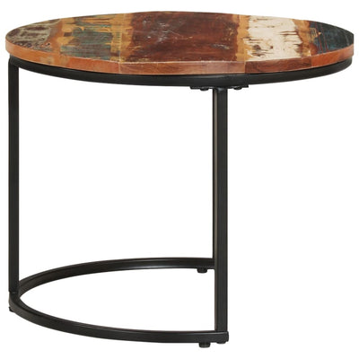 vidaXL Nesting Tables 3 pcs Solid Wood Reclaimed