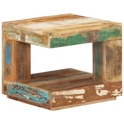 vidaXL Coffee Table 45x45x40 cm Solid Wood Reclaimed