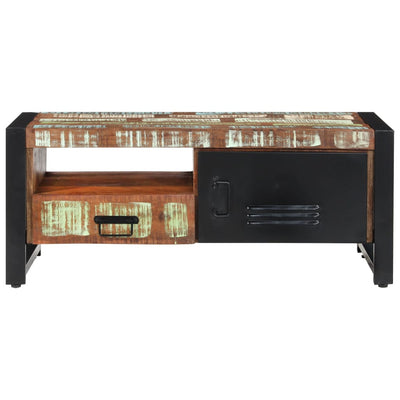 vidaXL Coffee Table 100x50x41 cm Solid Wood Reclaimed