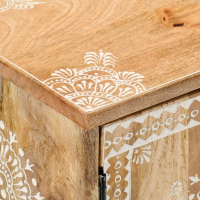 vidaXL TV Cabinet 110x30x40 cm Solid Wood Mango