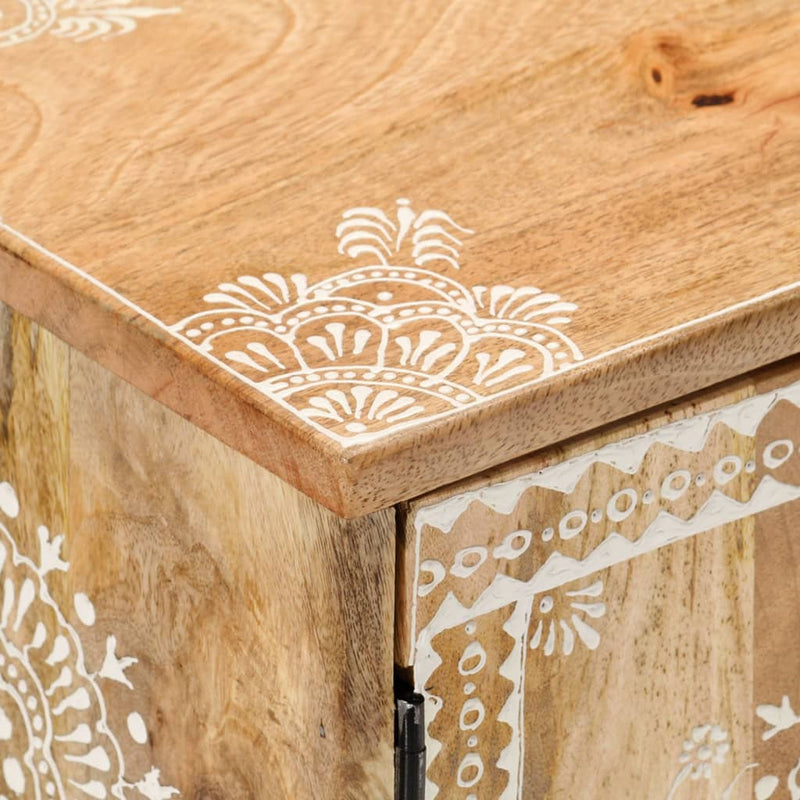 vidaXL TV Cabinet 110x30x40 cm Solid Wood Mango