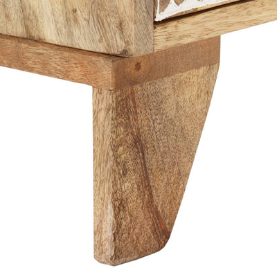 vidaXL TV Cabinet 110x30x40 cm Solid Wood Mango