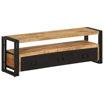 vidaXL TV Cabinet 120x30x40 cm Solid Wood Mango