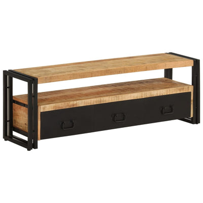 vidaXL TV Cabinet 120x30x40 cm Solid Wood Mango