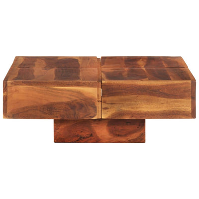 vidaXL Coffee Table 80x80x30 cm Solid Wood Acacia
