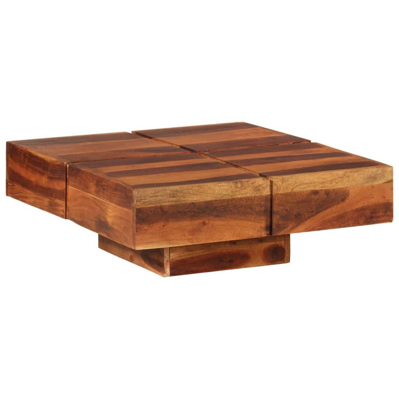 vidaXL Coffee Table 80x80x30 cm Solid Wood Acacia