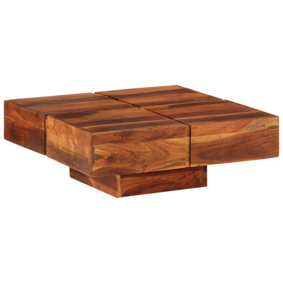 vidaXL Coffee Table 80x80x30 cm Solid Wood Acacia
