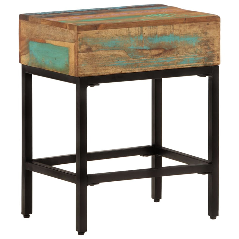 vidaXL Side Table 40x30x51 cm Solid Wood Reclaimed