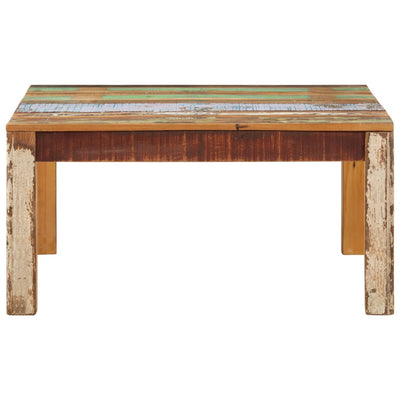 vidaXL Coffee Table 80x80x40 cm Solid Wood Reclaimed