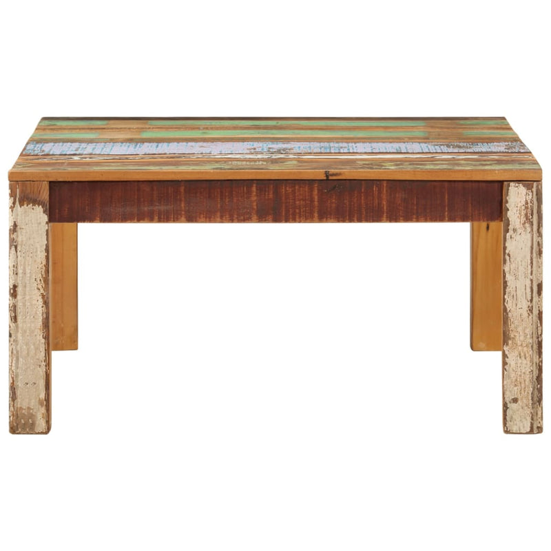 vidaXL Coffee Table 80x80x40 cm Solid Wood Reclaimed